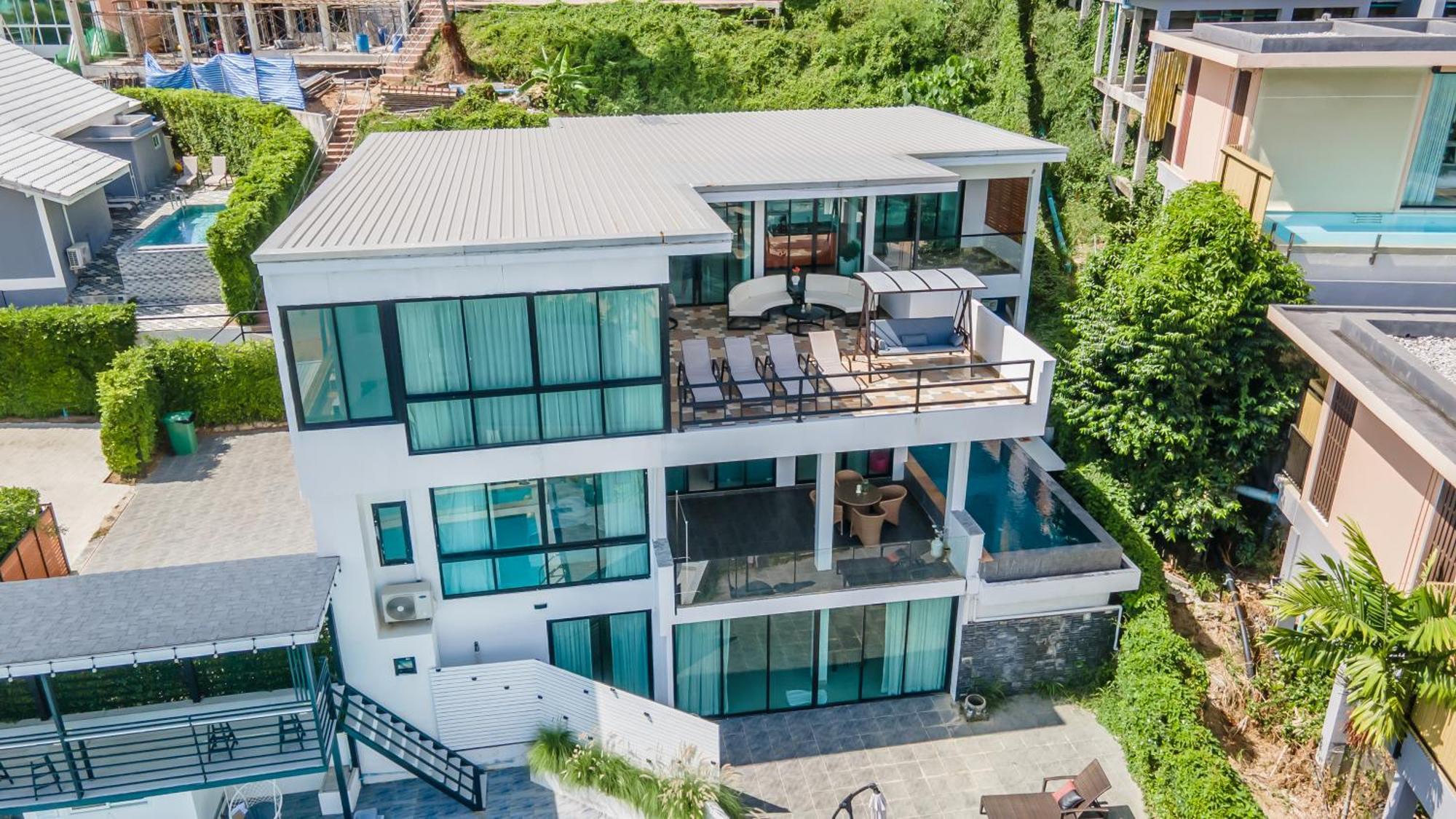 Mona Seaview Pool Villa Beach Front Aoyon Beach Ban Ao Makham Exterior photo